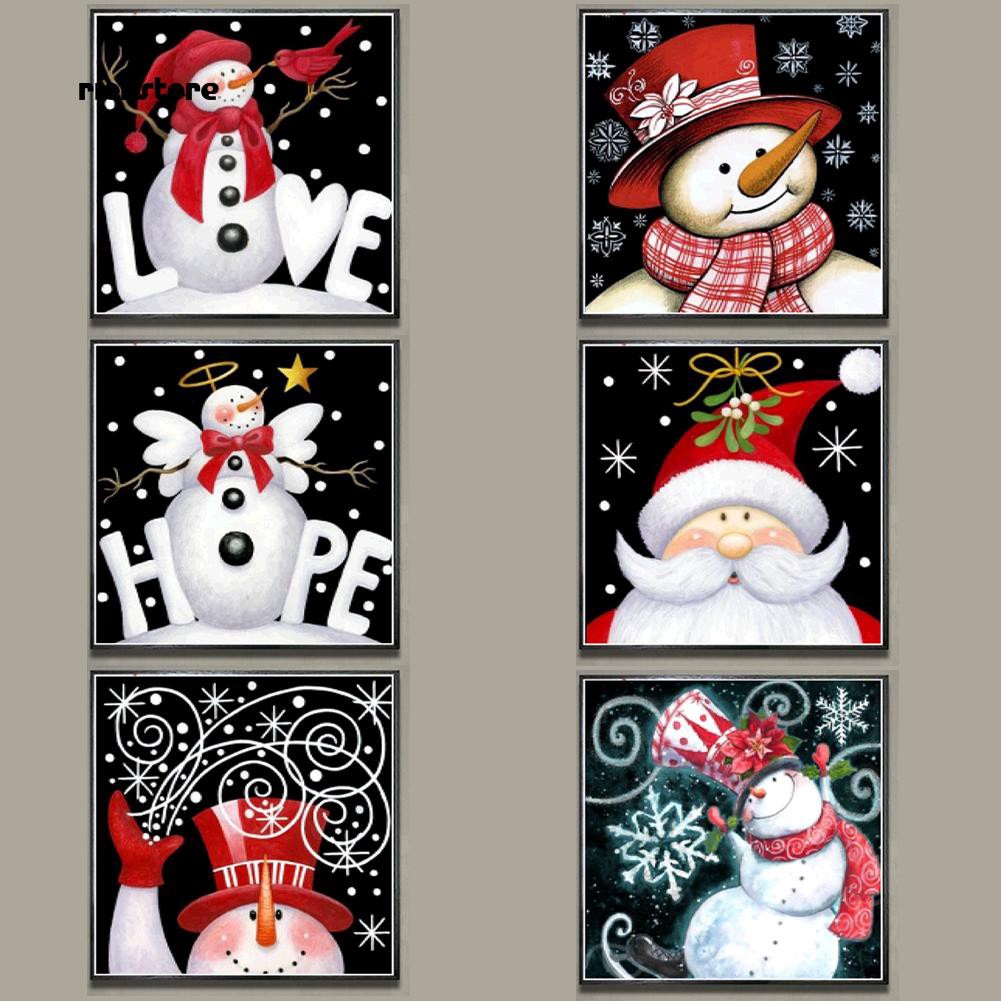 Full Drill Special Style Snowman Craft DIY 5D Full Diamond Painting Kits