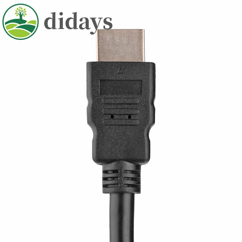 Didays อะแดปเตอร์แยกสายเคเบิ้ล HDMI 1080P 1X2 เข้า 1 ออก 2 #8