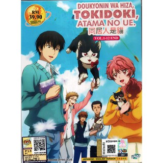 แผ่น DVD การ์ตูนอนิเมะ Doukyonin Wa Hiza Tokidoki Atama No Eu. เล่ม 1-12