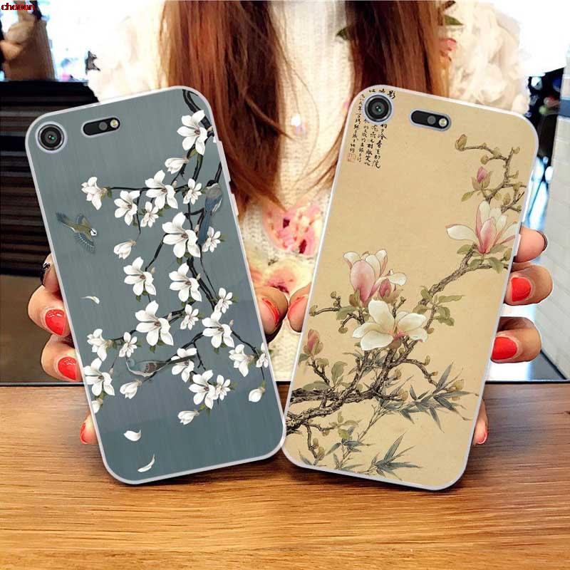 Sony Xperia Z3 Z5 XZ1 XZ2 XZ Premium XZ3 XZ4 Compact THCPD Pattern-2 Soft Silicon TPU Case Cover