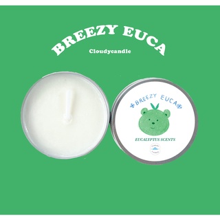 เทียนไขหอมCandleกลิ่น Breezy Euca เเฮนด์เมด Soy wax 100 %  มี 2 ขนาด 30 กรัม / 50กรัม