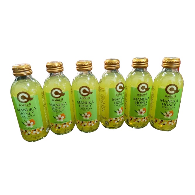 QminC Manuka Honey Collagen คิวมินซี น้ำผึ้งมานูก้าผสมคอลลาเจน 150มล. (แพ็ค 6 ขวด)