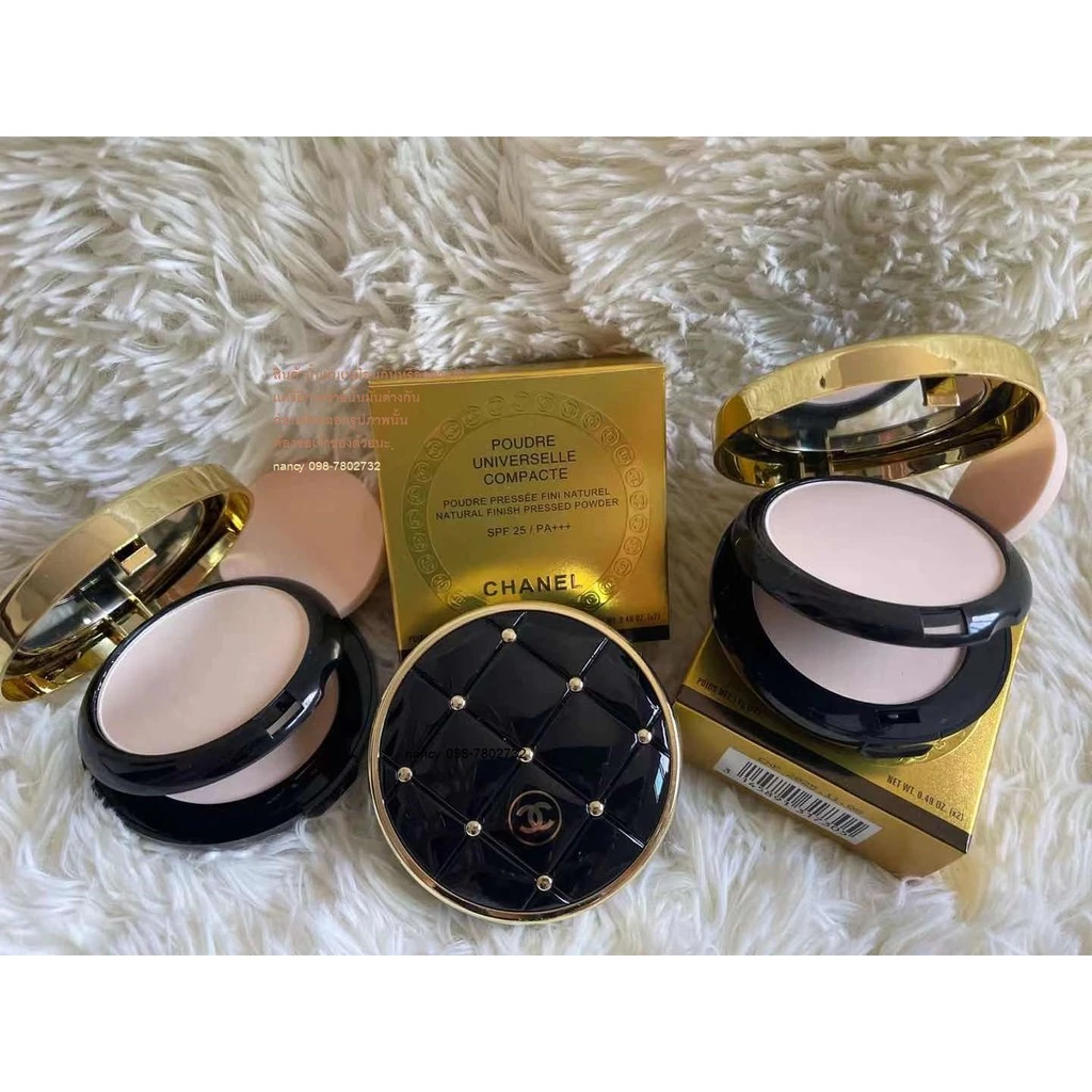 พร้อมส่ง แป้งชาเนล POUDRE UNIVERSELLE COMPACTE POUDRE PRESSÉE FINI NATUREL E) NATURAL FINISH PRESSED POWDER SPF25/PA+++ thumbnail 3
