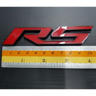 Logo Rs ของรถ Honda งานเหล็ก 11x2cm