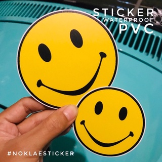 Smiley Sticker PVC สติ๊กเกอร์เคลือบกันน้ำ สไมลีย์