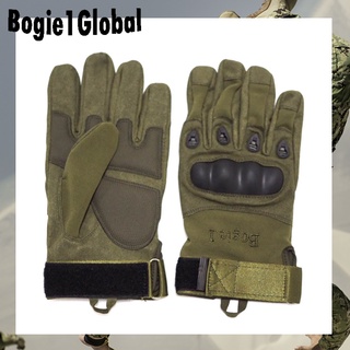 Bogie.1 ถุงมือเต็มนิ้วมีสนับ ถุงมือมีสนับ (มี 2 สี สีดำ และสีเขียว)