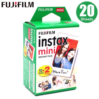 ฟิล์มโพลารอยด์ สำหรับกล้อง instax mini film Fuji แพคคู่ 20 ชิ้น