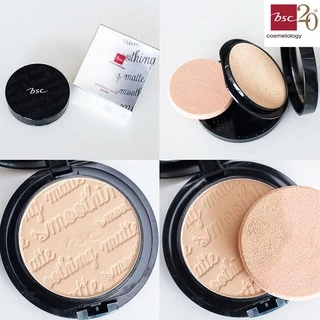 BSC SMOOTHING MATTE POWDER SPF 20 PA++ แพคคู่สุดคุ้ม (ตลับจริง10.5กรัม และตลับรีฟิลแบบเติม10.5กรัม)