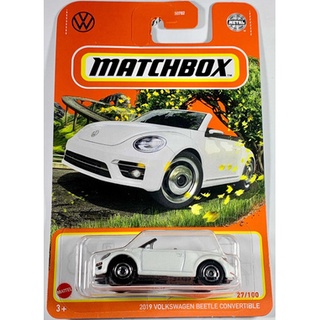 Matchbox 1/64 No.27 Basic Car 2019 Volkswagen Beetle Convertible GVX37