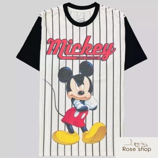 🔥เสื้อยืดมิคกี้เม้าส์ Mickey Mouse ลิขสิทธิ์แท้ รุ่สีขาว