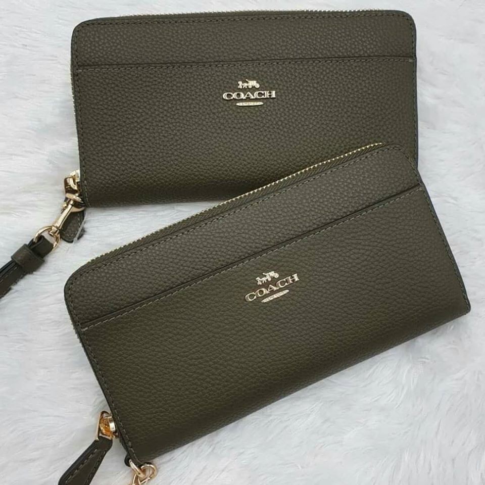 COACH ACCORDION ZIP WALLET
