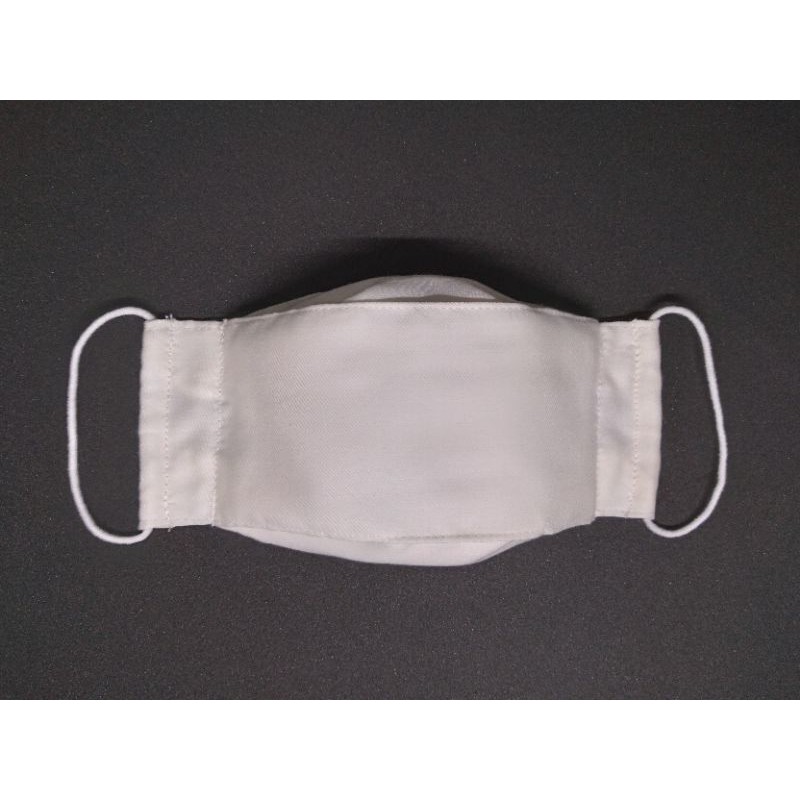 หน้ากากผ้ามัสลินสีขาวออฟไวท์ แบบเกาหลี แมสผ้ามัสลิน หน้ากากผ้ามัสลิน 4 ชั้น กันฝุ่นPM2.5