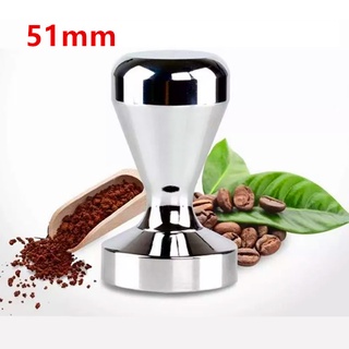 แทมเปอร์กดกาแฟ Stainless Steel Coffee Tamper Machine Espresso Press Flat Base 51mm แทมเปอร์