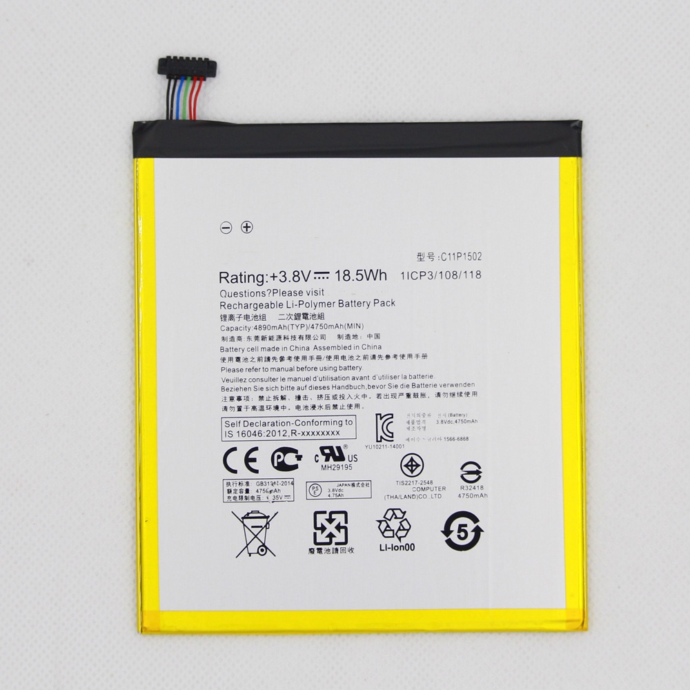 4890mah Tablet Battery C11P1502 For ASUS Zenpad 10 Z300C Z300CL Z300CG P023 P01T 10.1 4890mAh Replac