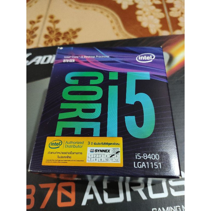 ชุด CPU i5 8400+ Mainboard H370 aorus gaming3