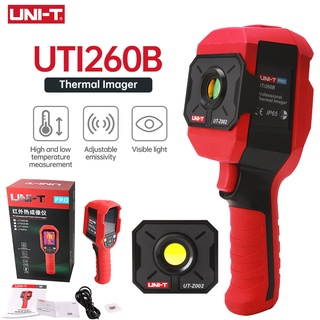 UNI-T UTi260B + กล้องถ่ายภาพความร้อนเลนส์มาโคร 100% Original Mobile Computer Repair Circuit Board Inspection ความละเอียดสูง 256 × 192 Economy UTi120S กล้องความร้อน