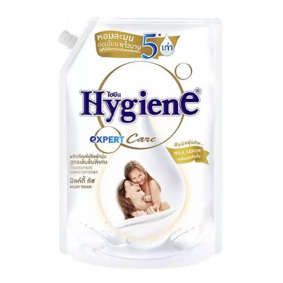 HYGIENE ไฮยีน เอ็กซ์เพิร์ท แคร์ ผลิตภัณฑ์ปรับผ้านุ่ม สูตรเข้มข้นพิเศษ กลิ่น Milky Touch 1100 มล.