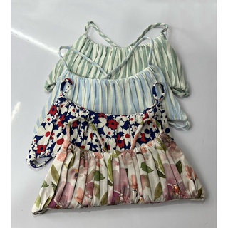 Boho ruched bra Chiffon 👑