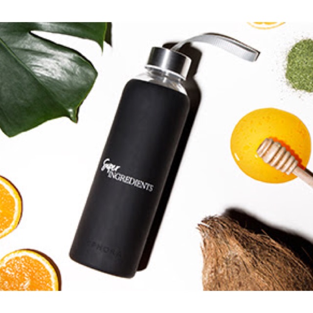 Glassbottle  sephora กระบอกน้ำ แก้วหนาอย่างดี ของแท้จากsephora