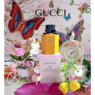 Gucci Flora Gorgeous Gardenia Limited Edition 2018 Eau De Toilette 50 ml. ( Tester Box ) .