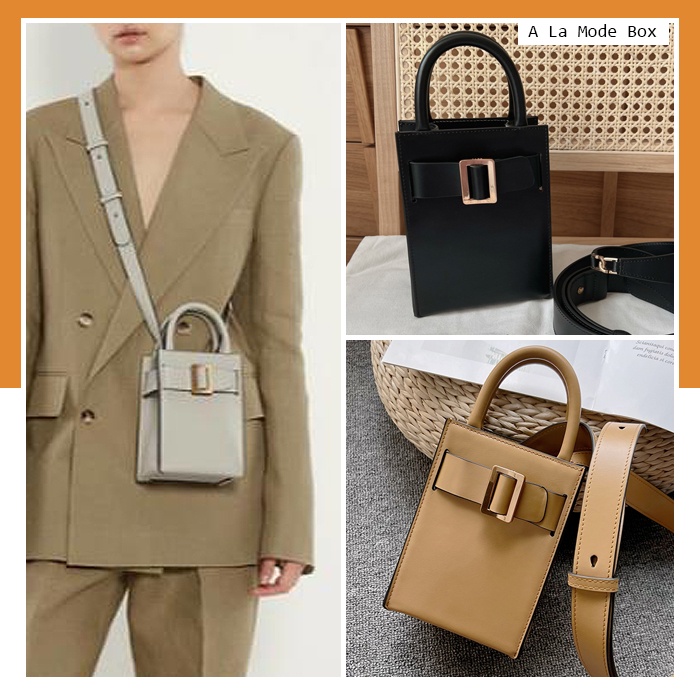 1:1 Bobby Tourist bag หนังแท้