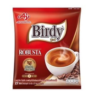 ใหม่!! Birdy เบอร์ดี้ 3in1 น้ำหนักสุทธิ 13.2กรัม* 27ซอง (356.4กรัม)