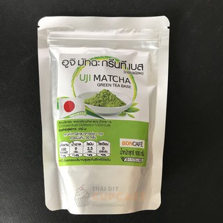 ชาเขียว มัทฉะ อูจิ Uji Matcha Greentea Base 100 กรัม ผงชาเขียว ทำเบเกอรี่