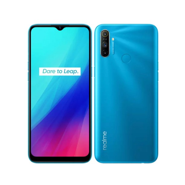 โทรศัพท์ มือถือ Realme C3 สีฟ้า  (Ram 2 / Rom 32)