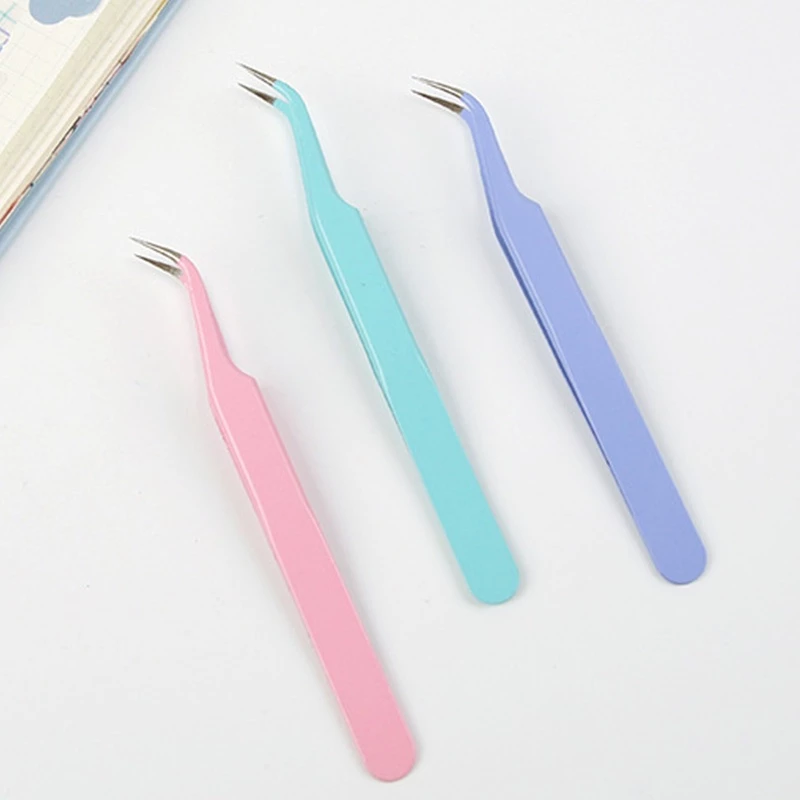 แหนบสเตนเลส สีมาการอง เรียบง่าย สําหรับนักเรียน DIY