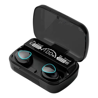 TWS Wireless bluetooth 5.1 headset Earphone Earbud หูฟังบลูทูธ สเตอริโอ หูฟังเล่นเกมส์แยกเสียงซ้ายขวา รุ่น M10