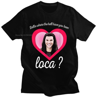 เสื้อยืดลําลอง ผ้าฝ้าย แขนสั้น พิมพ์ลาย Bella Where The Hell Have You Been Loca ทรงหลวม สไตล์ญี่ปุ่น ฮาราจูกุ แฟชั่นฤดูร