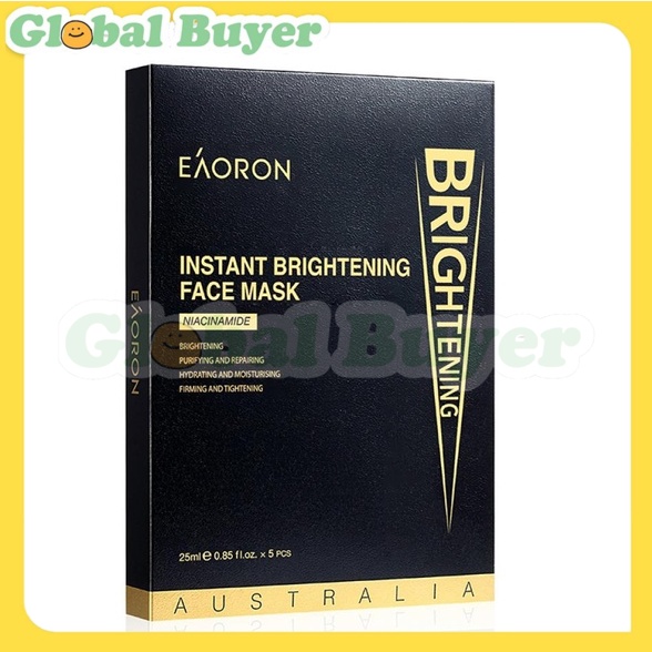 Eaoron Instant Whitening Face Mask - 5 Pieces