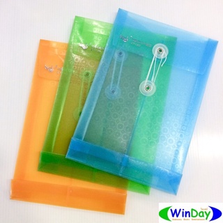 ซองเอกสาร ซองเอกสารขยายข้าง A5 คละสี ผลิตจากพลาสติก PP หนา 0.18 มม. คุณภาพดี ผิวเรียบ กันน้ำได้