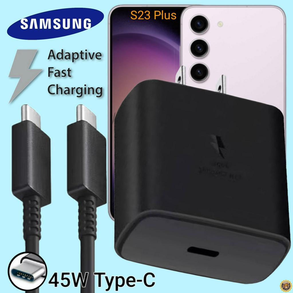 ที่ชาร์จ Samsung Galaxy S23 Plus 45W Type-C US ซัมซุงแท้  หัวชาร์จ สายชาร์จ Adaptive Fast Charging ชาร์จด่วนแบบพิเศษ