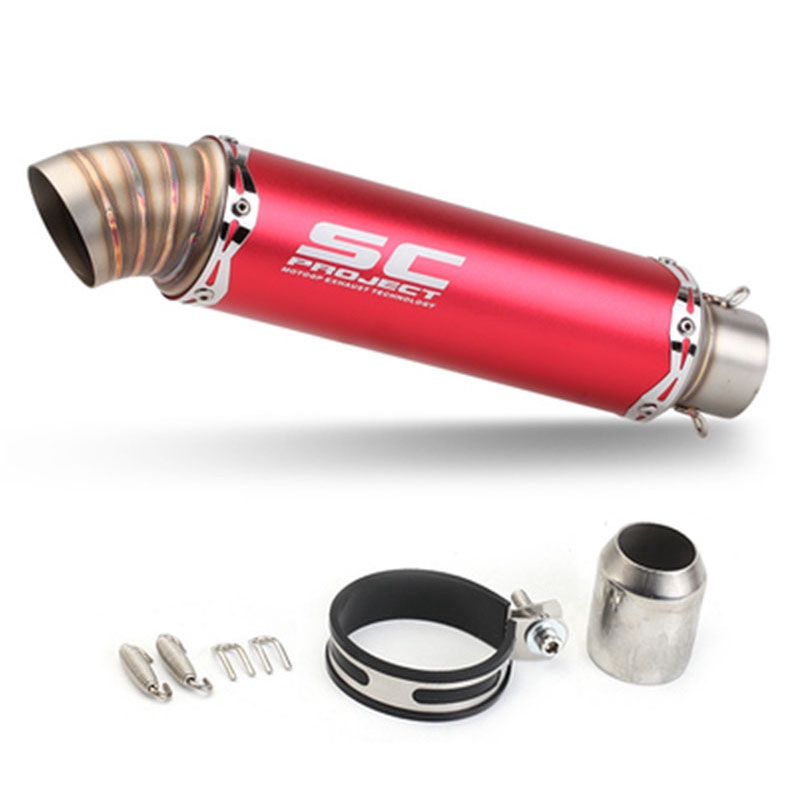Universal 38-51mm Moto Silencer ท่อไอเสียรถจักรยานยนต์ - รูปที่ 4