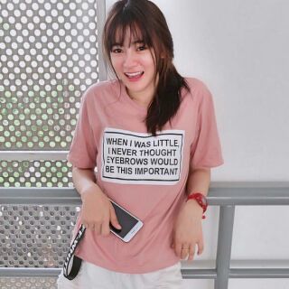 (มีโค้ดลดเหลือ100บาท)❤TAGดำ❤เสื้อสไตล์เกาหลี ติดTag offwhite