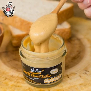 Wealthy smooth เนยถั่วรสออริจินอลไม่เติมน้ำตาล 100g No sugar smooth peanut butter