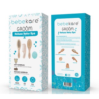 bebekare - Groom Deluxe Baby Spa - เซทหวีเเปรงสำหรับเด็กเเรกเกิดถึงวัยหัดเดิน