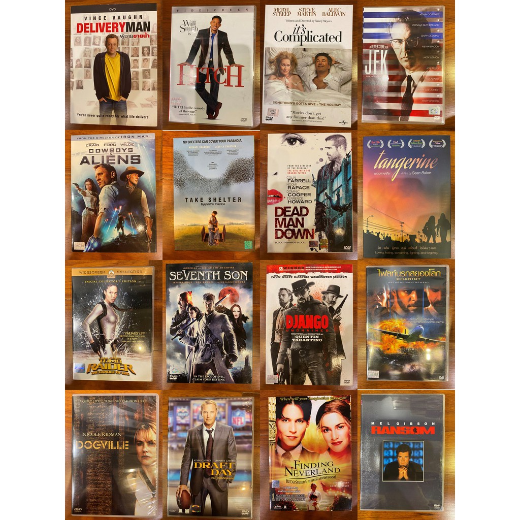 แผ่น DVD ดีวีดี หนังต่างประเทศ ของแท้ มือสอง สภาพใหม่ No.18 Delivery Man, Hitch, JFK, Cowboys Aliens