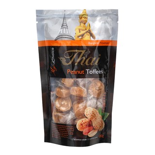 มายช้อยส์ไทยท๊อฟฟี่ถั่ว 120กรัม My Choice Thai Toffee Peanuts 120g.