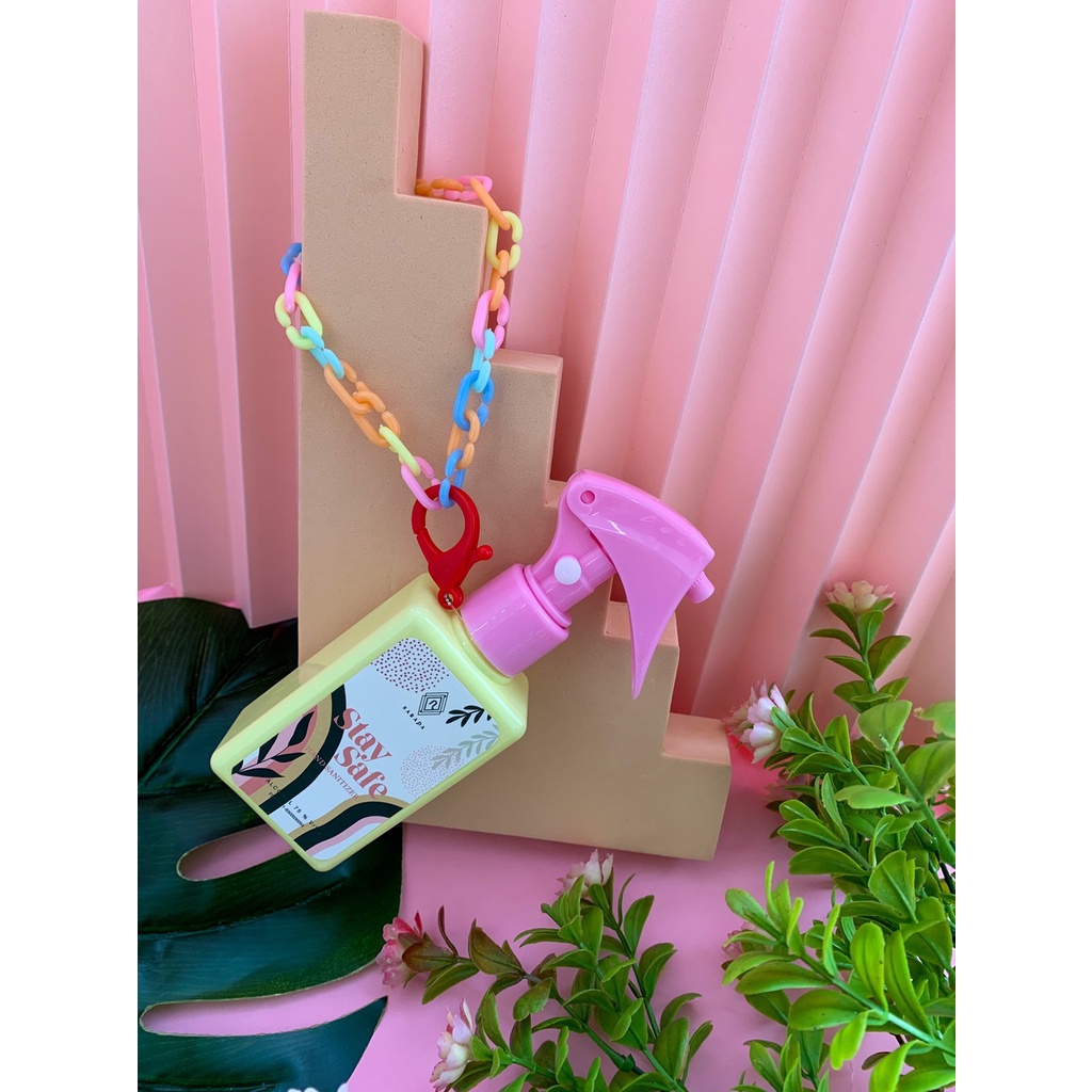 ?แอลกอฮอล์หอมสเปรย์ฟ็อกกี้แคนดี้100 ML?+สายคล้องมือสุดน่ารัก แอลกอฮอล์น้ำหอม ?