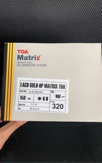 กระดาษทรายกลม ทีโอเอ toa maxtrix ขนาด6นิ้ว ชนิด6หลุม ยกกล่อง100แผ่น 🔥มีส่วนลดใน live (9.00-17.00น)