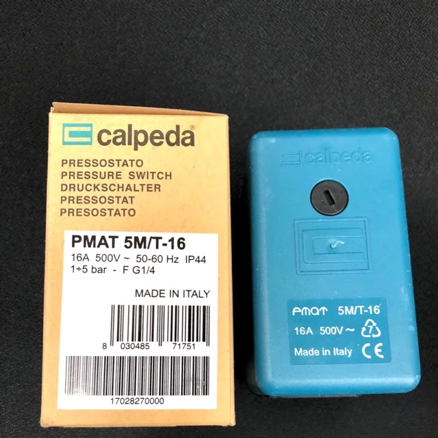 สวิทซ์เเรงดันใช้กับปั้มน้ำ ยี่ห้อ Calpeda made in italy PMAT 5M/T-16