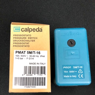 สวิทซ์เเรงดันใช้กับปั้มน้ำ ยี่ห้อ  Calpeda made in italy PMAT 5M/T-16