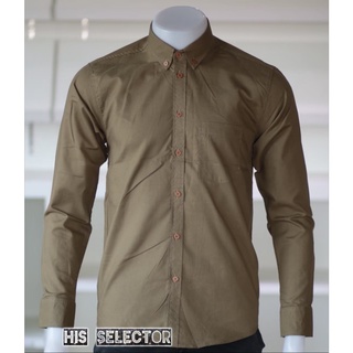 His Selector เสื้อเชิ้ต Oxford แขนสั้น รุ่น HSL012