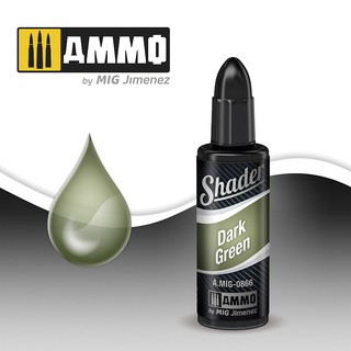 Ammo By MIG - AMIG0866 DARK GREEN SHADER