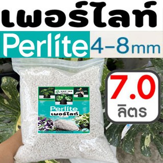 🔥✅สินค้าแนะนำ✅🔥เพอร์ไลท์ Perlite ขนาด 7 ลิตร (ประมาณ 500 กรัม) วัสดุปลูก เพาะต้นไม้ แคคตัส ไฮโดรโปนิกส์ 5.0