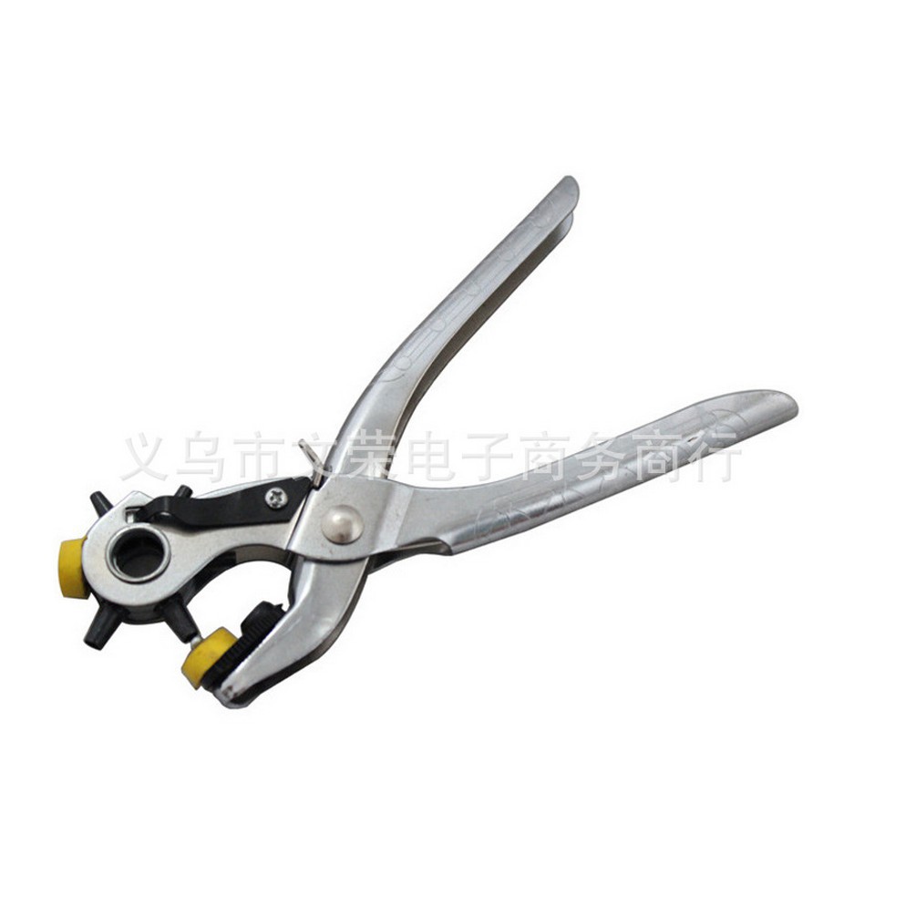 Leather Belt Hole Punch Drill Plier Spin Sewing Machine Bag Tool Strap For Home