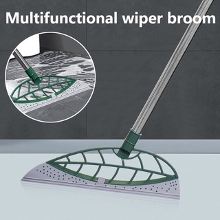 2 In 1 ไม้กวาดซิลิโคน อเนกประสงค์ ยืดหดได้ สําหรับทําความสะอาดพื้น