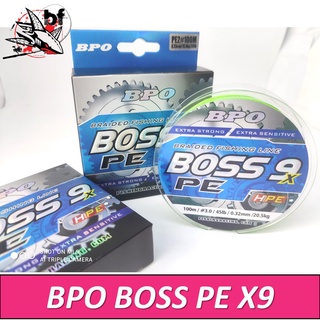 สายไดนีม่า BOSS X9 ขนาด100เมตร สายสีเขียว